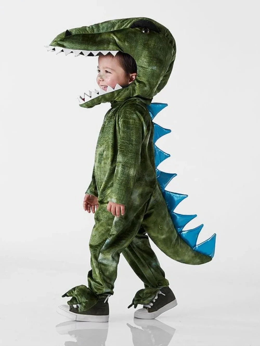 Pottery Barn Kids Size 4-6 Light-Up LED T-Rex Dinosaur Halloween Costume